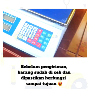 Timbangan Duduk 50Kg Original Murah dengan Layar LCD - Memudahkan Penjual dan Pembeli