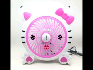 Kipas angin duduk kartun / Deskfan Karakter Hello Kitty Doraemon/Kipas Angin MERK ADVANCE