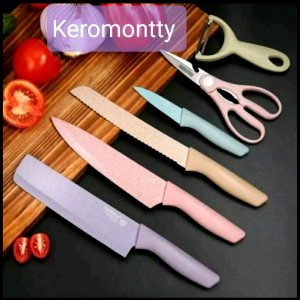 Selamat Datang di Keromontty Store: Pisau Jerami Warna & Pisau Set 6 in 1