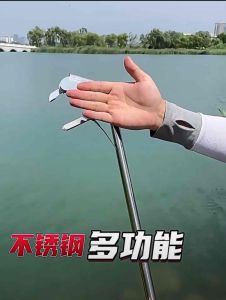 75/120/150cm ไม้จับงู ที่จับงูสแตนเลส ไม้จับงู จับแน่นยาว แข็งแรง พับได้ ChokdeeHome.app