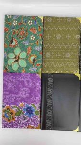 Executive Log Songket Batik 2026 Planner Notebook Diary Journal Traditional Premium Fabric Gift Corporate office personal use