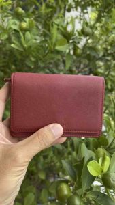 Ví 2hand gấp hai đựng thẻ tiền da thật nhà COCH của Mỹ -T109