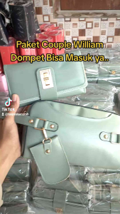 Paket Couple Handbag William Jinjing & Dompet Savana  Tas Wanita Terlaris Kekinian