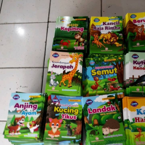 Dongeng Dua Bahasa Tulisan Besar Full Colour