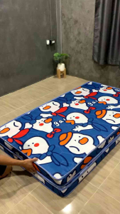 ฟูกนอนพับ หนา3.5-4นิ้ว  ใยสังเคราะห์อัดด้วยความหนาแน่นสูง