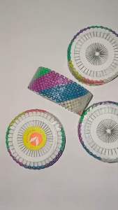 JARUM PENTOL ROLL 480pc warna/i