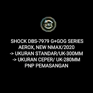 SHOCK DBS G+GOG-7979 AEROX 155 - NMAX NEW/2020 UK-280MM/ UK-300MM SKOK BELAKANG SHOCKBREAKER HARGA GROSIR TERMURAH