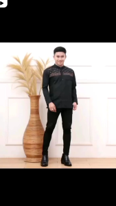 Baju Koko Bordir Jasuke Lengan Panjang Matt Katun Signature Terbaru 2025