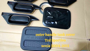 Paket outer handle tank cover daihatsu Xenia 2005-2011 trd sportivo hitam