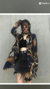 TM 4241 Kemeja Luxe Oversized Import