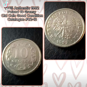 100% Authentic 1992 Poland 10 Groszy Old Coin Good Condition Catalogue #02-13 *Actual Pictures Taken No Stock Photos  *Free Shipping with tracking number   Features: Country: Poland Period: Third Republic  1990 - 2024 Coin type: Circulation coins