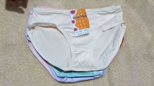 12PCS CELANA DALAM WANITA REMAJA DAN DEWASA RUN SHA POLOS