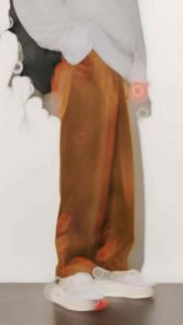 Celana Corduroy Pants Pria Gombrong Over size Baggy