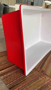 อ่างเลี้ยงปลา 600 ลิตร กระบะเลี้ยงปลา กระบะรองน้ำ สระน้ำมินิมอล สระเด็ก สระน้ำสัตว์เลี้ยง แข็งแรง ทนทาน ขนาด กxยxส 104x159x51 ซม.