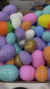 ขายส่ง ไข่จับฉลาก ไข่ของขวัญ แพ็ค 10 ฟอง เทียบไข่ไก่เบอร์ 3 และไข่นกกระทา งานวัด สีสดใส