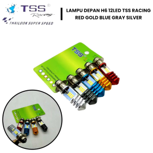 Lampu Motor LED Putih H6 2 Sisi LED 12 Mata AC DC Hi Low