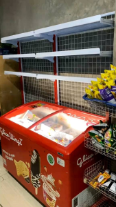 RAK GONDOLA SINGLE Start Atas Freezer Frozen Food Panjang 90cm