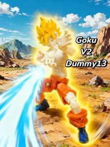 Mô hình lắp ráp goku v2 dummy 13 tặng phụ kiện thay thế khớp cử động linh hoạt - Inno3d
