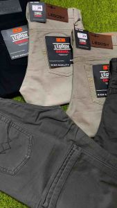 Celana panjang Legosh bahan kanvas tebal halus size 28-38 nonstret