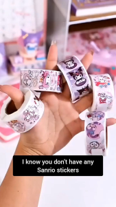 Kuromi Sticker 500 Pieces Per Roll (2cm)