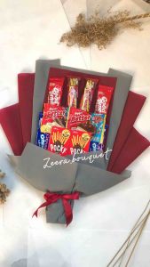 (B18) Bouquet snack/buket snack/bucket snack [INCLUDE: Greeting card+packing]