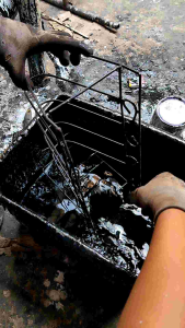 Rak Cobek Susun 5 & Ulek: Rak Piring Besi SNI