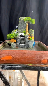 Hòn Non Bộ Mini - Thác Nước Mini - Mô Hình Trang Trí Bể Cá