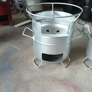 เตาถ่านเตาเหล็กประหยัดถ่านเตาใหญ่ ฟืนความแข็งแรง ยกย้ายสะดวก 1 ชุด