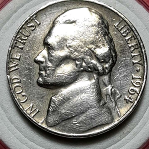 Koin Mancanegara Koleksi kuno 5 Cents Tahun 1964 BEKAS