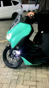 Skotlet Stiker Motor Hijau Matcha Metalil Super Glossy