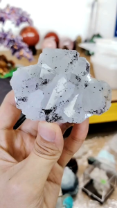 Natural Precious Super Seven Garden Crystal Quartz Ornament SS01 #SuperSevenCrystal #Crystal #Naturalcrystal #homedecor #Lifestyle #Furniture