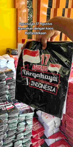 kaos agustusan 2025 kaos merah putih / kaos hut RI / atasan dewasa pria wanita / kaos dirgahayu indonesia
