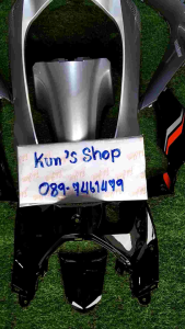 ชุดสีเวฟ 110i LED ปี 2019-2020 สีบลอนด์ดำมี 12 ชิ้นเปลือกงาน ABS พร้อมติดสติ๊กเกอร์