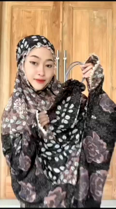 MUKENA DEWASA TERUSAN RAYON MOTIF CANTIK/HARGA MURAH