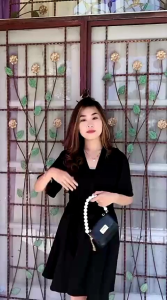 dandelia / DRESS SELLA SCUBA 9321 ( ADA 2 SIZE) / dress wanita / dress scuba / bodydress / dress mini / party dress / fashion wanita