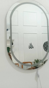 Cermin Kapsul Ring Aesthetic Gantung Wastafel Kamar Mandi