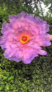 Model Bunga Peony Dekorasi: Bunga Hiasan Kain Organdi Diameter 65cm
