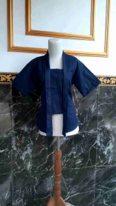 atasan kebaya lurik kutubaru lengan pendek