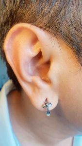 Chrome Hearts เครื่องประดับเงินแท้ SE-03 ใหญ่ 925 เครื่องประดับ เครื่องประดับเงินแท้ Code: CED027