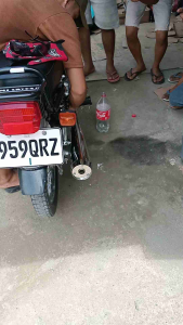 Chicken pipe Muffler for TMX 125 Alpha . version 1 in 2