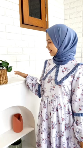 Gamis Cantik Terbaru Nema by Cutetrik