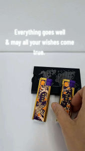 Tangerine Version CNY Good Wishes Windproof Lighter (random)