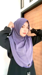 Hijab Bergo Naomi Polos Premium Jilbab Instan Harian Jersy Mamosa Premium