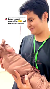 Babby Swaddle Newborn 4in1 Bedong Bandana Bayi Baru Lahir Cewek Katun Polos