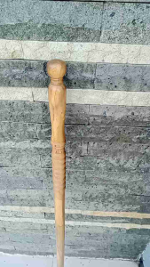 Tongkat Jalan Kayu Kelor Jawa Motif Profil Lurus A155