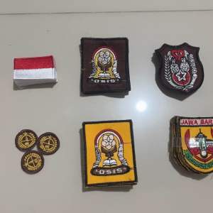 Atribut Sekolah Logo Bordir & Logo Bendera Merah Putih Grosir