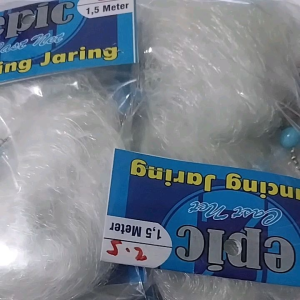 10pcs Pancing Jaring epic No.2.5 Panjang 1.5m Pancing Jaring epic Cast Net