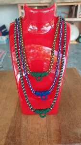 สร้อยคอถัก21นิ้วกระดุมหลัง1ห่วง