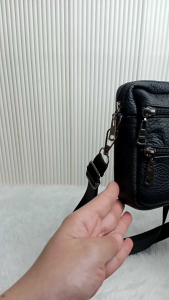 Handbag pria/wanita/kulit sapi/ Hitam