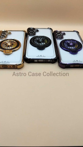 Astro CC - Case Ring Gyro untuk  Samsung Galaxy S24 S24 FE S24 PLUS S24 ULTRA Dengan Fidger Spinner KEREN